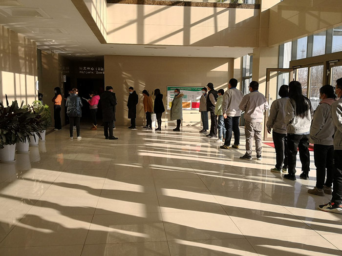 DB旗舰官方员工核酸检测